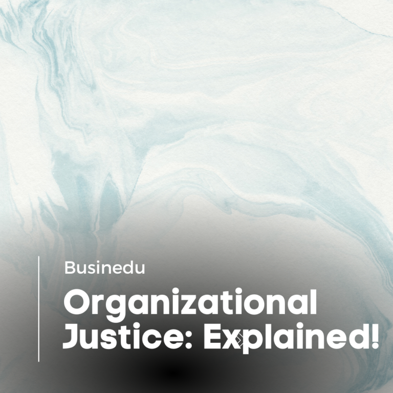 Organizational Justice and Its Impact on Performance Management